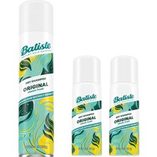 Batiste Orijinal Kuru Şampuan 200 ml + 50 ml X2 – Seyahat Boy Avantaj Seti