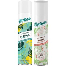 Batiste Orijinal + Bare Kuru Şampuan 200 ml + 200 ml Ikili Set – Temizlik & Hafif Parfüm Hacim