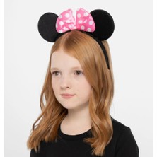 Najmaddin Pembe Fiyonklu Minnie Mouse Tacı Kulak Nessiworld