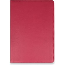 Freedom Storee Lenovo M10 Fhd Plus X606F Kılıf 360 Tablet Deri Kılıf - Pembe