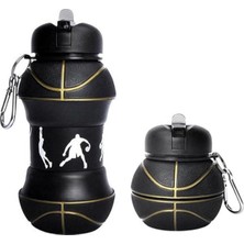 Runaway Basketbol Topu Tasarımlı Akordiyon Su Şişesi