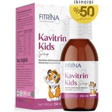 Fıtrina Kavitrin Kids Çocuklar İçin Beta Glukan, Kekik Ekstresi, Vitamin ve Mineral İçeren Takviye Edici Gıda Sıvı Şurup 150 mL