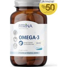Fıtrina Omega 3 Balık Yağı 60 Kapsül İçeren Takviye Edici Gıda