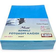 Masis A4 Renkli Fotokopi Kağıdı 500 Lü Mavi