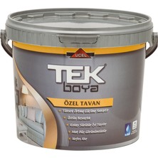 Tek Boya Tek Tavan Boyası 3,5 kg Beyaz Renk İç Mekan Kullanımı İçin Yüksek Kapatıcılık Özelliği