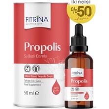 Fıtrina Su Bazlı Propolis Damla Cam Şişe 50 mL Takviye Edici Gıda
