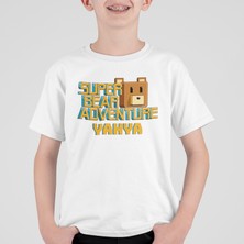 Morinna Isme Özel Super Bear Adventure Baskılı Unisex Çocuk Tişört T-Shirt Mr-02