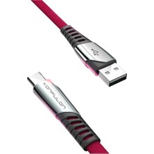 Eco Port DC18 Type-C Kablo 1m 5A - Kırmızı