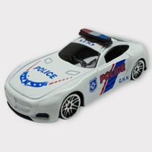 Die Grup Metal Mini Polis Arabası 8 cm - Polis - 8
