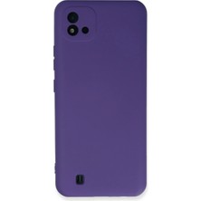 Eco Port Realme C11 2021 Kılıf Nano Içi Kadife Silikon - Mor