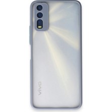 Eco Port Vivo Y11S Kılıf Montreal Silikon Kapak - Gri