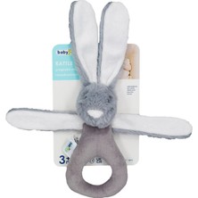 Die Grup Babyjem Tutmalı Peluş Mini Tavşan 842 Gri