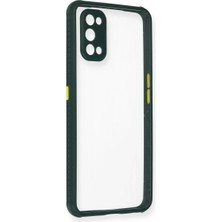 Eco Port Realme 7 Pro Kılıf Miami Şeffaf Silikon - Koyu Yeşil