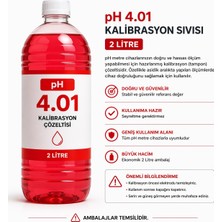 Tekno İstanbul pH 4.01 Kalibrasyon Sıvısı Tampon Çözelti 2 Litre