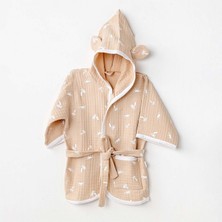 Die Grup Andywawa AC24611 Bathrobe Smil All Day Bebek Bornoz Beige