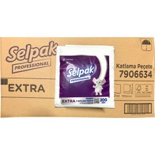 Selpak Professional Extra V Katlama Peçete 200 Yapraklı 24 Paketli Koli