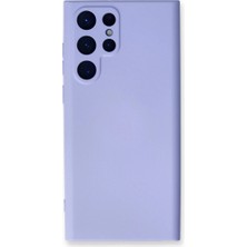 Eco Port Samsung Galaxy S23 Ultra Kılıf Nano Içi Kadife Silikon - Lila