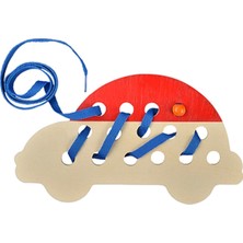 Die Grup Happy Junior Eğitici Oyuncak Ip Geçirme Araba