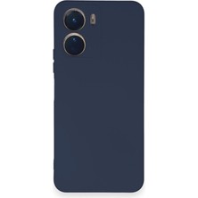 Eco Port Vivo Y16 Kılıf Nano Içi Kadife Silikon - Lacivert