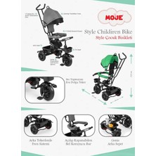 Die Grup Moje Style 3 Tekerlekli Çocuk Bisikleti Yeşil