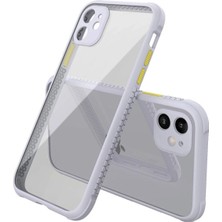 Eco Port Apple Iphone 12 Mini Kılıf Miami Şeffaf Silikon - Lila