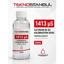 Tekno İstanbul 1413 µS/cm İletkenlik Ec Kalibrasyon Sıvısı Tampon Çözelti 250ML