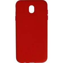 Eco Port Samsung Galaxy J7 Pro / J730 Kılıf Nano Içi Kadife Silikon - Kırmızı