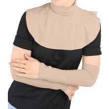 Ecardin Bone Düz Yakalık ve Kolluk Set