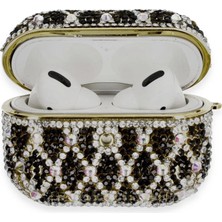 Eco Port Apple Airpods Pro 2 (2.nesil) Klor Taşlı Kılıf - Desen 3