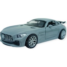 Die Grup Çek Bırak Metal Arabalar 12 cm - Gri