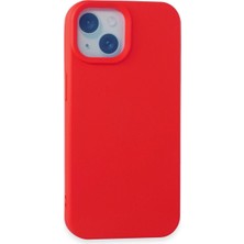 Eco Port Apple Iphone 15 Kılıf Nano Içi Kadife Silikon - Kırmızı