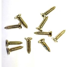 Pileli Store Klips, Menteşe, Ayak, Ağaç, Sunta Vidası 2,2x9,5mm - Sarı 1000 Adet