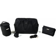 Die Grup M&y Gaia Deri Anne Bebek Bakım Çanta Seti 7240 Siyah