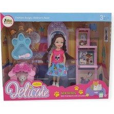 Die Grup Pet Shop - Köpek Bakım Merkezi Oyun Seti - A8-14 - Esmer