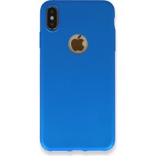 Eco Port Apple Iphone Xs Max Kılıf First Silikon - Mavi