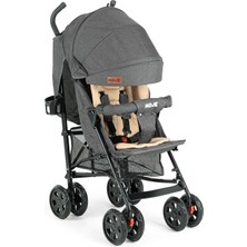 Die Grup Moje Strong Baston Bebek Arabası Antrasit Siyah