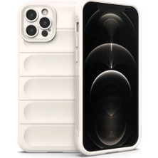 Eco Port Apple Iphone 12 Pro Kılıf Optimum Silikon - Krem