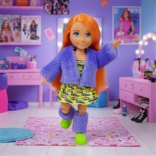 Die Grup Ankiki Moda Ikonu Bebek Figür 13 cm - Turuncu Saçlı Neon Şıklık