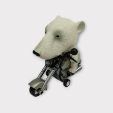 Die Grup Koca Kafalı Sürücü Hayvan Figür - Beyaz Ayı