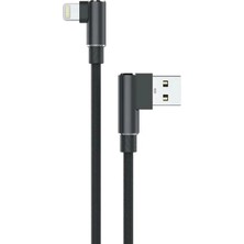 Eco Port USB To Lightning 3m 2.4A Kablo - Siyah