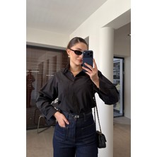 Magarde Yeni Sezon Vatkalı Gömlek- Siyah
