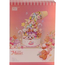 Die Grup LZ1953 Loz Müzik Kutusu Block Oyuncak 909 Parça