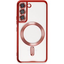 Eco Port Samsung Galaxy S22 Kılıf Kross Magneticsafe Kapak - Kırmızı