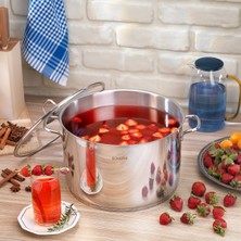 PremiumPort Çelik Derin Tencere Seti 30 Cm, 2 Parça, Sağlam ve Modern Tasarım