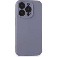 Eco Port Apple Iphone 15 Pro Max Kılıf Nano Içi Kadife Silikon - Lila