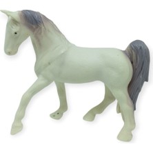 Die Grup Çiftlik Hayvanları Serisi - Yarış Atı 12 cm - Beyaz