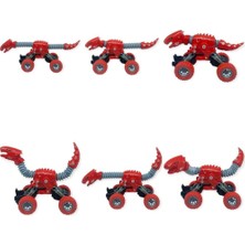 Die Grup Uzayan Dinazor Arabalar 18 cm - Kırmızı