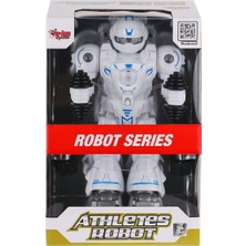 Die Grup DF-6026 Işıklı ve Müzikli Hareketli Atletik Sporcu Robot -Vardem Oyuncak