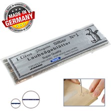 Die Grup Pinguin Silber Düz Atlamalı Ahşap Kıl Testere Ağzı No:6 - 144 Adet