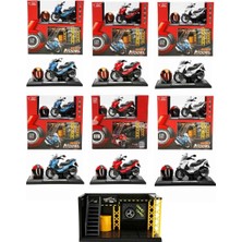 Die Grup 5839 Sun-Myg-Motosiklet 1 12 Bmw Kasklı Figür Pb.3r Ses Işık